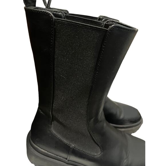 PRIMARK Moto Style‎ Women's Black Boots - Mid-Calf Size 7 Bold Fashion Statement - Picture 8 of 13
